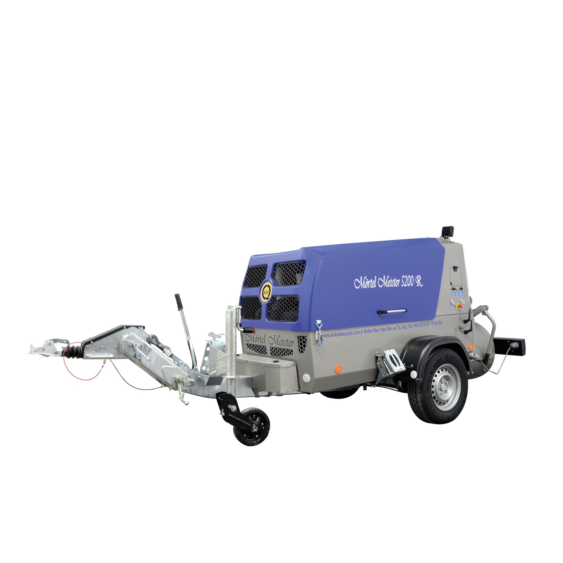 Прицепной пневмонагнетатель (Растворонасос) Mörtel Meister 5200R Стандарт